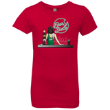 T-Shirts Red / YXS Bar side Girls Premium T-Shirt