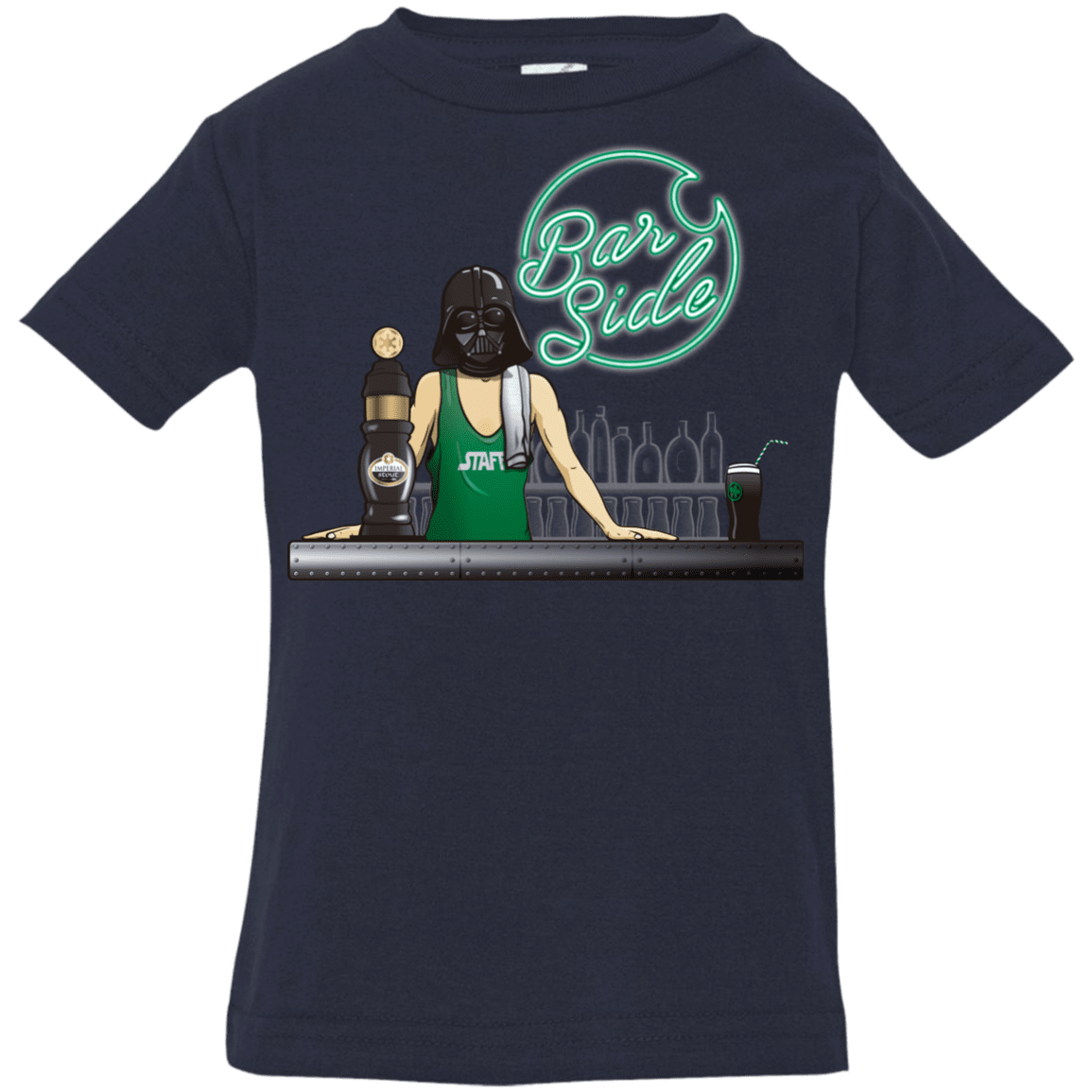 T-Shirts Navy / 6 Months Bar side Infant Premium T-Shirt