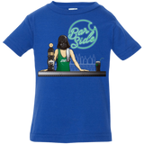 T-Shirts Royal / 6 Months Bar side Infant Premium T-Shirt