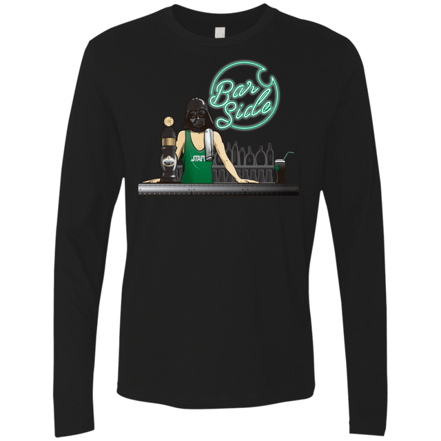 T-Shirts Black / Small Bar side Men's Premium Long Sleeve