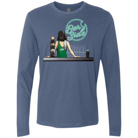 T-Shirts Indigo / Small Bar side Men's Premium Long Sleeve