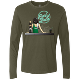 T-Shirts Military Green / Small Bar side Men's Premium Long Sleeve