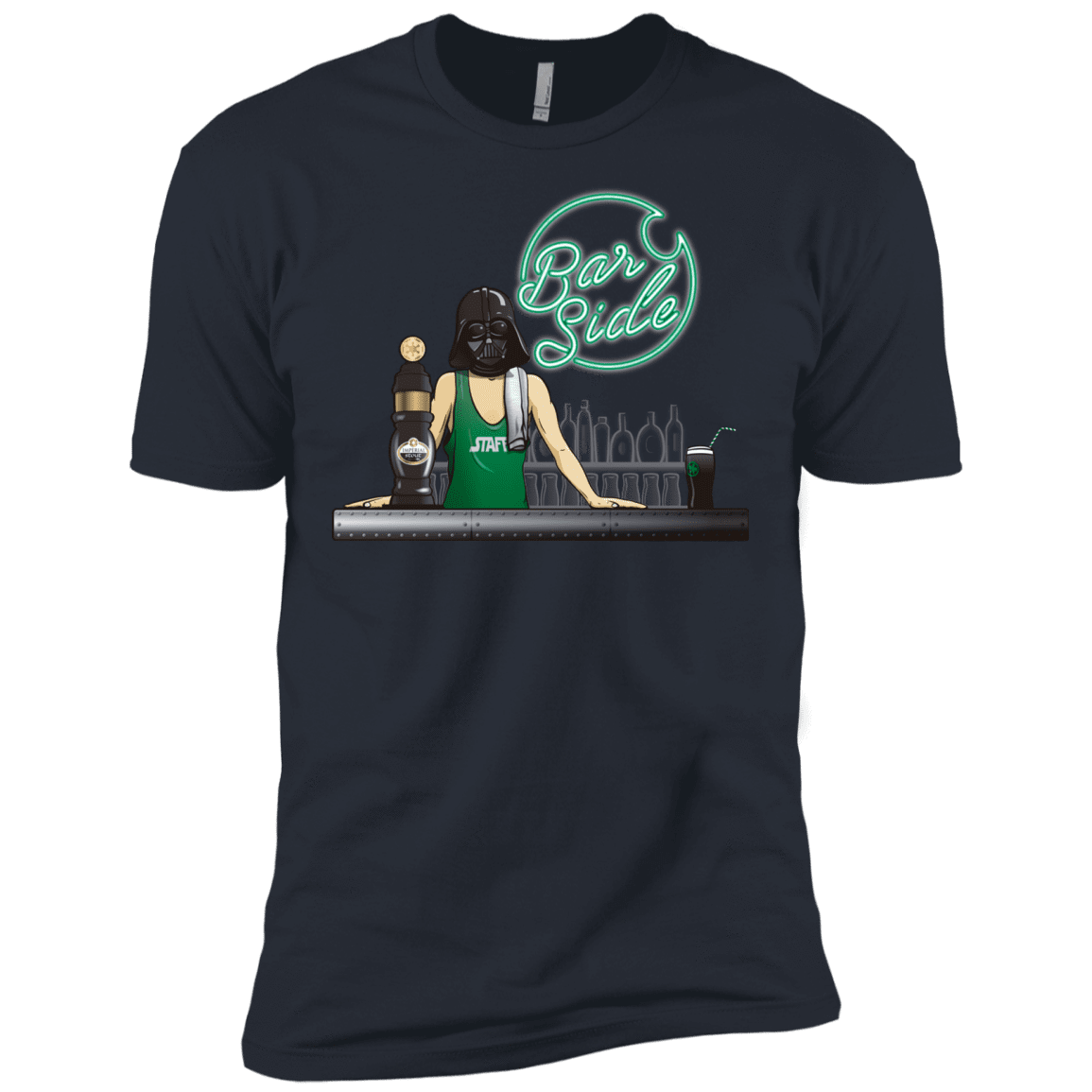 T-Shirts Indigo / X-Small Bar side Men's Premium T-Shirt