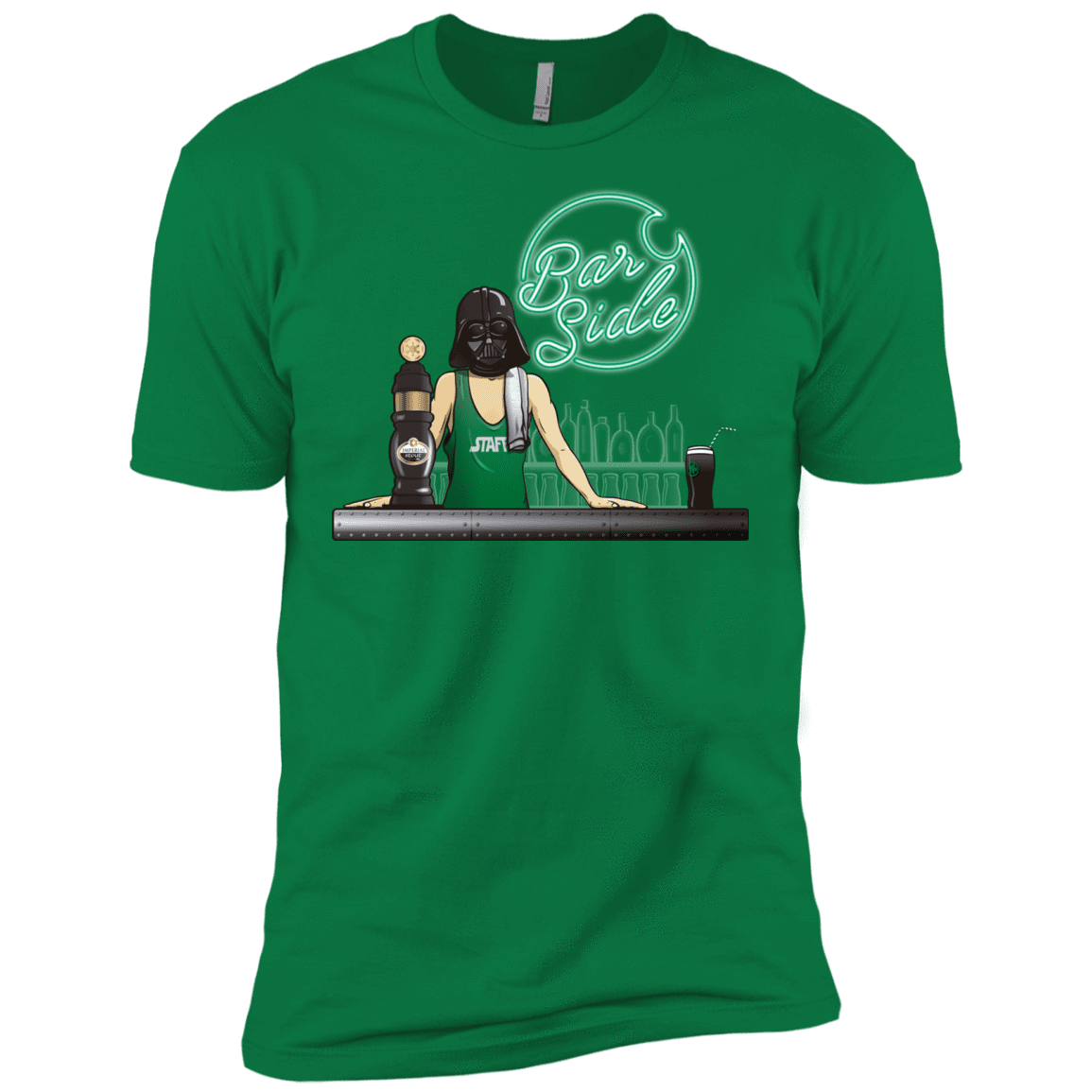 T-Shirts Kelly Green / X-Small Bar side Men's Premium T-Shirt