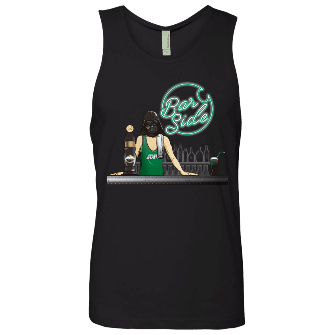 T-Shirts Black / Small Bar side Men's Premium Tank Top