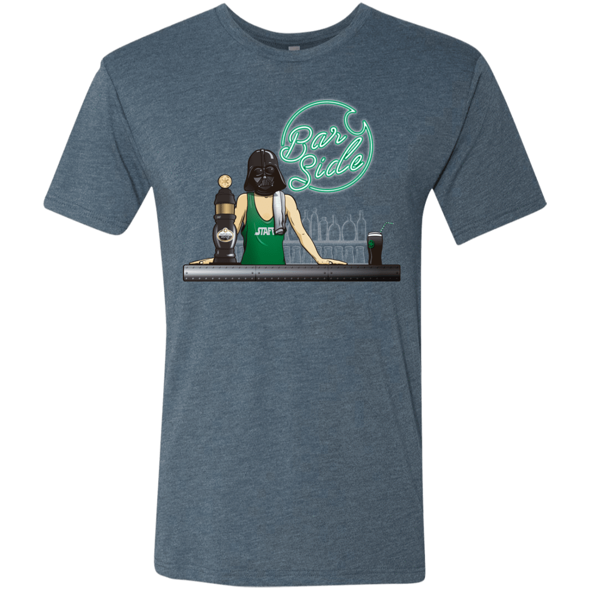 T-Shirts Indigo / Small Bar side Men's Triblend T-Shirt