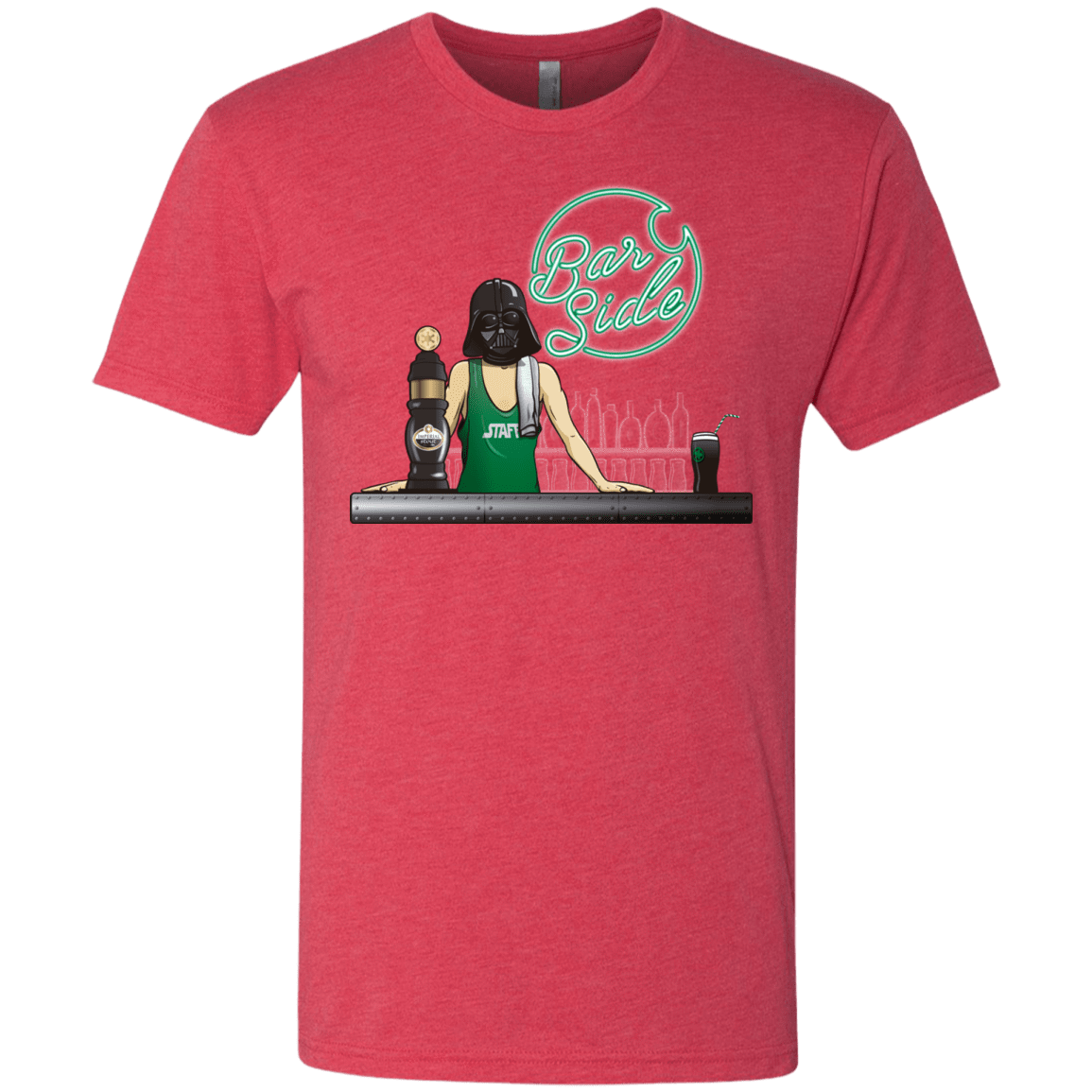 T-Shirts Vintage Red / Small Bar side Men's Triblend T-Shirt