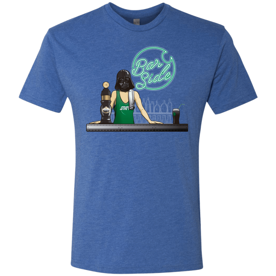 T-Shirts Vintage Royal / Small Bar side Men's Triblend T-Shirt