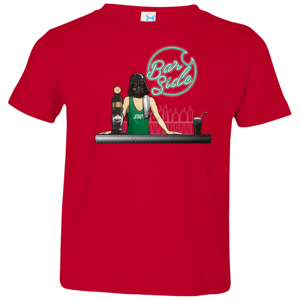 T-Shirts Red / 2T Bar side Toddler Premium T-Shirt