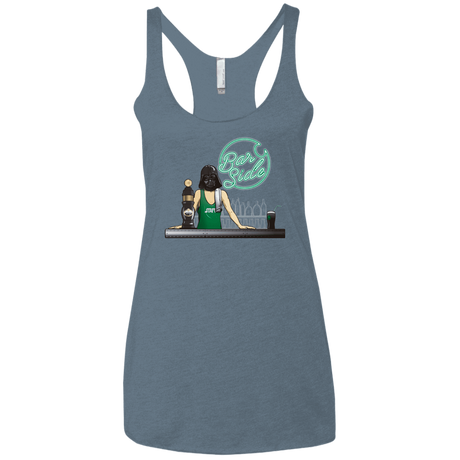 T-Shirts Indigo / X-Small Bar side Women's Triblend Racerback Tank