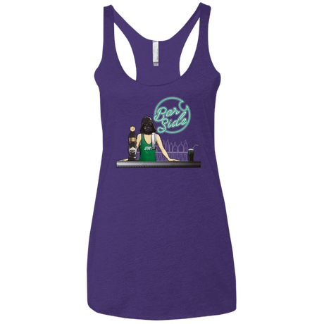 T-Shirts Purple Rush / X-Small Bar side Women's Triblend Racerback Tank