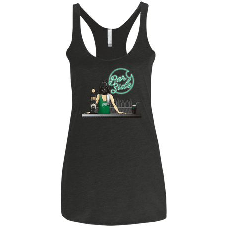T-Shirts Vintage Black / X-Small Bar side Women's Triblend Racerback Tank