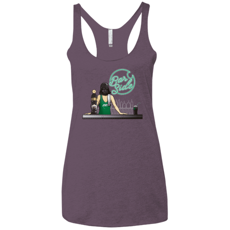 T-Shirts Vintage Purple / X-Small Bar side Women's Triblend Racerback Tank