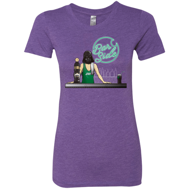 T-Shirts Purple Rush / Small Bar side Women's Triblend T-Shirt