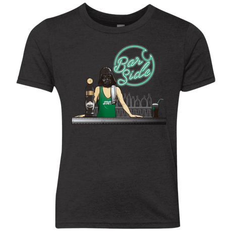 T-Shirts Vintage Black / YXS Bar side Youth Triblend T-Shirt