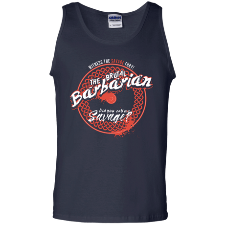 T-Shirts Navy / S Barbarian Men's Tank Top