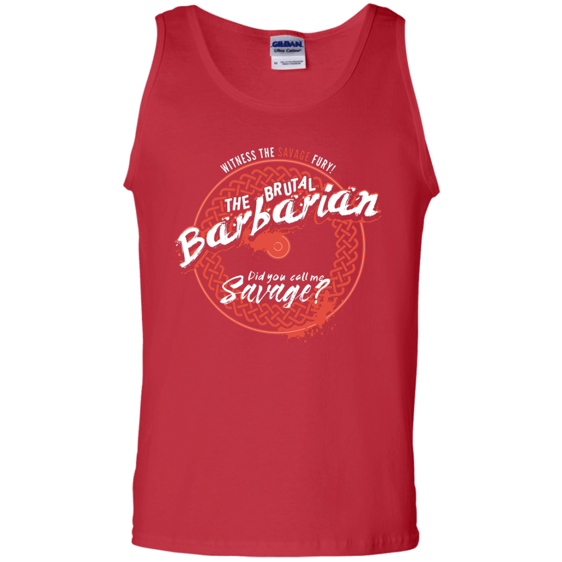 T-Shirts Red / S Barbarian Men's Tank Top