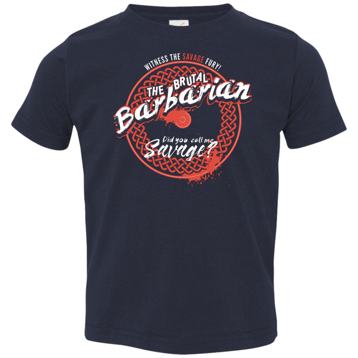 T-Shirts Navy / 2T Barbarian Toddler Premium T-Shirt