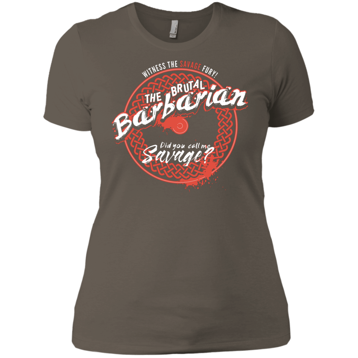 T-Shirts Warm Grey / X-Small Barbarian Women's Premium T-Shirt