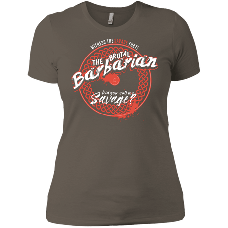 T-Shirts Warm Grey / X-Small Barbarian Women's Premium T-Shirt
