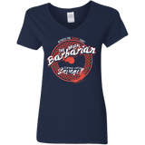 T-Shirts Navy / S Barbarian Women's V-Neck T-Shirt