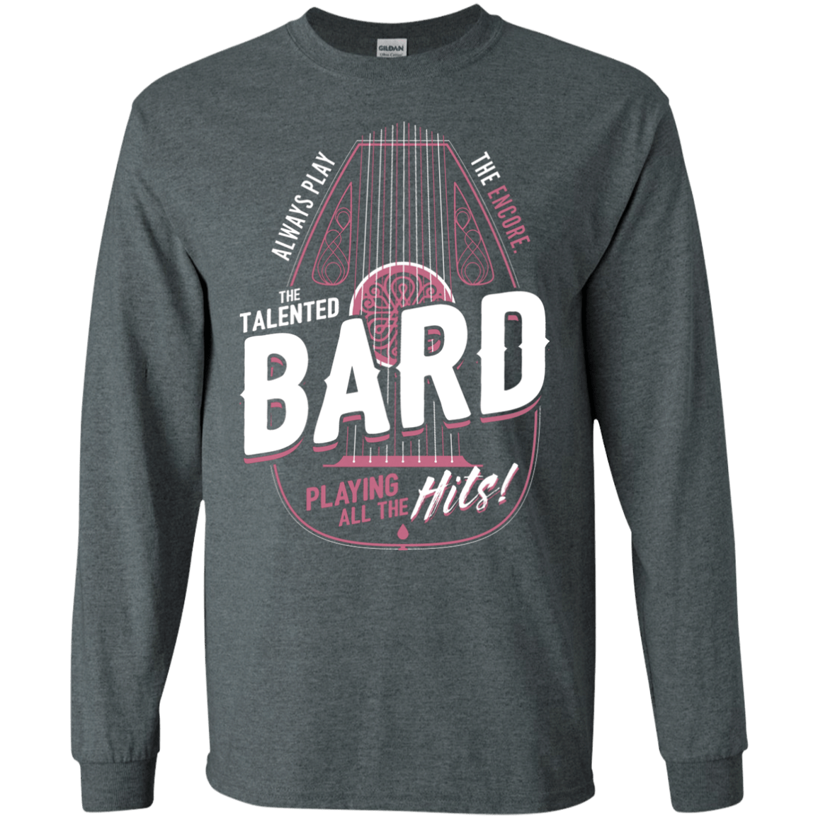 T-Shirts Dark Heather / S Bard Men's Long Sleeve T-Shirt