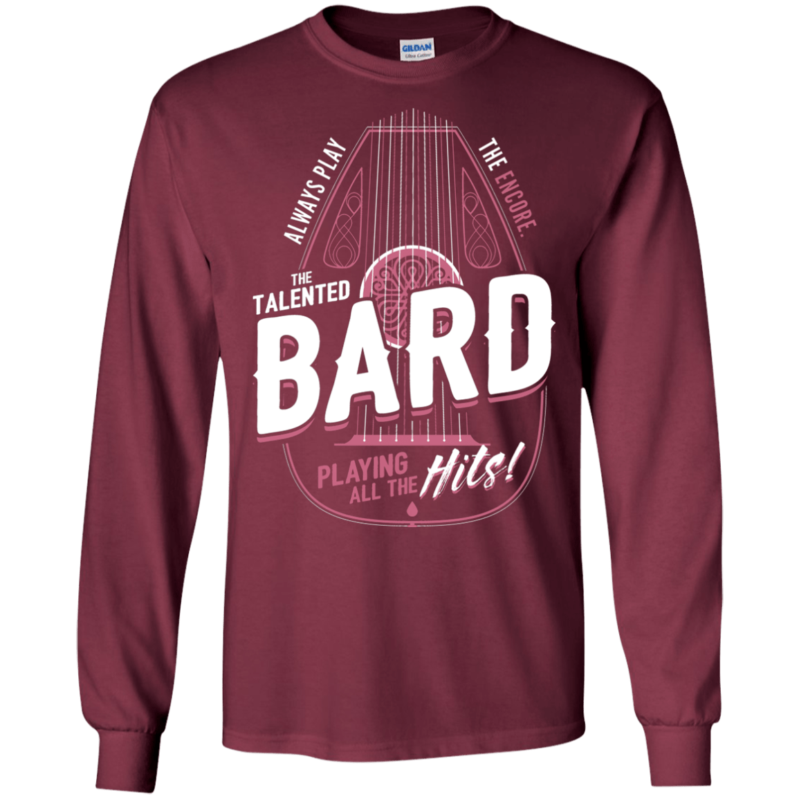 T-Shirts Maroon / S Bard Men's Long Sleeve T-Shirt