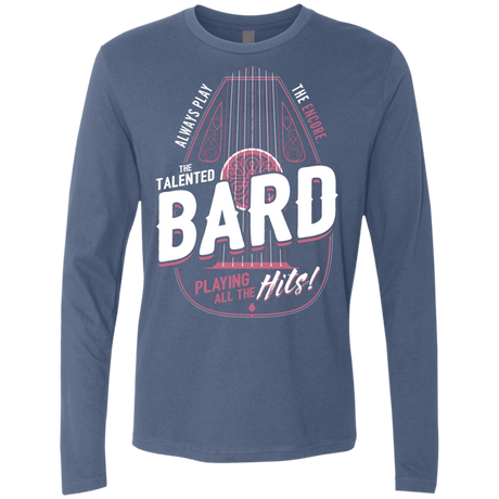 T-Shirts Indigo / S Bard Men's Premium Long Sleeve