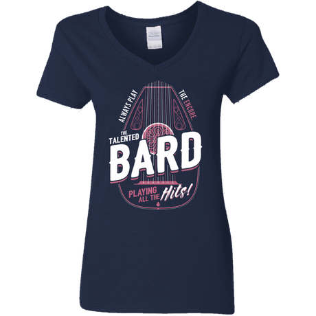 T-Shirts Navy / S Bard Women's V-Neck T-Shirt