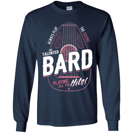 T-Shirts Navy / YS Bard Youth Long Sleeve T-Shirt