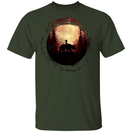 T-Shirts Forest / S Bareback Bear T-Shirt