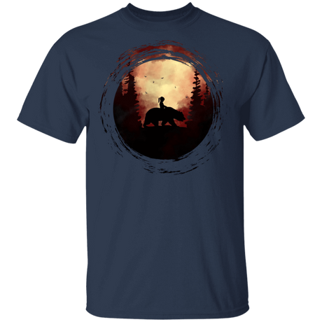 T-Shirts Navy / S Bareback Bear T-Shirt