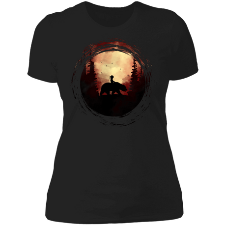 T-Shirts Black / S Bareback Bear Women's Premium T-Shirt