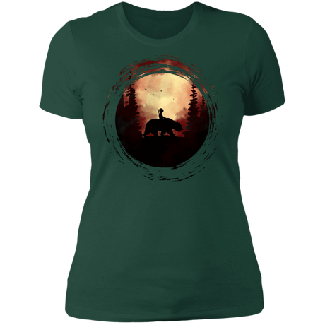 T-Shirts Forest Green / S Bareback Bear Women's Premium T-Shirt