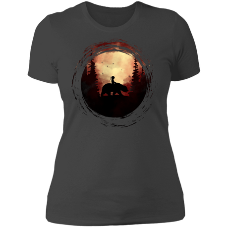 T-Shirts Heavy Metal / S Bareback Bear Women's Premium T-Shirt