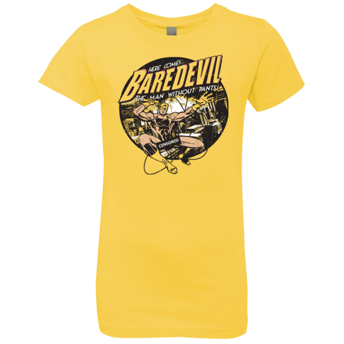 T-Shirts Vibrant Yellow / YXS Baredevil Girls Premium T-Shirt