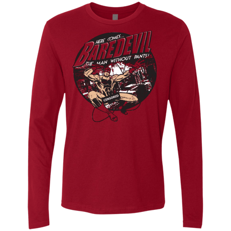 T-Shirts Cardinal / Small Baredevil Men's Premium Long Sleeve