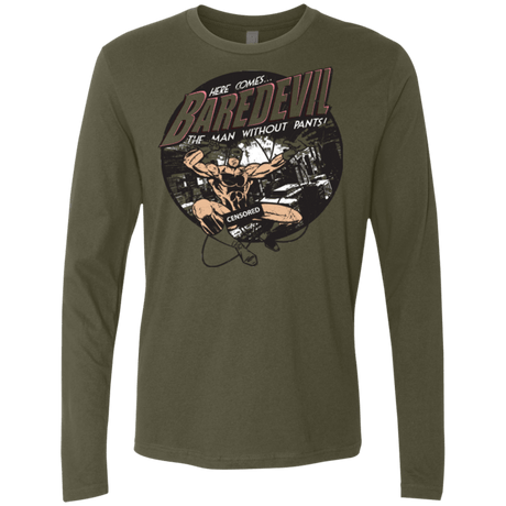 T-Shirts Military Green / Small Baredevil Men's Premium Long Sleeve