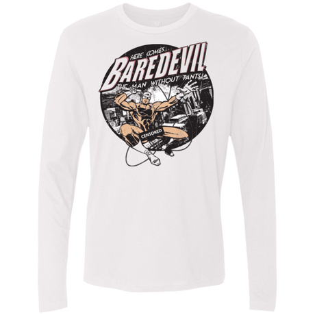 T-Shirts White / Small Baredevil Men's Premium Long Sleeve