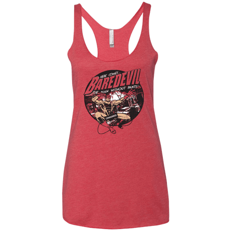 T-Shirts Vintage Red / X-Small Baredevil Women's Triblend Racerback Tank