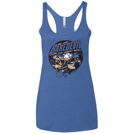 T-Shirts Vintage Royal / X-Small Baredevil Women's Triblend Racerback Tank