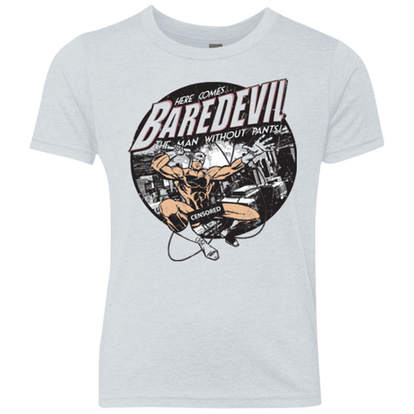 T-Shirts Heather White / YXS Baredevil Youth Triblend T-Shirt