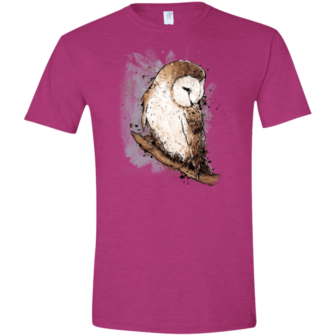 T-Shirts Antique Heliconia / S Barn Ink Men's Semi-Fitted Softstyle