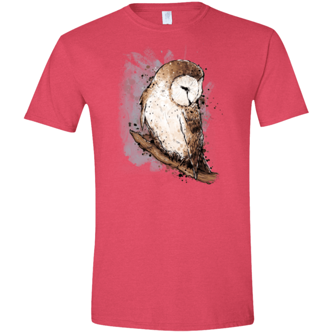 T-Shirts Heather Red / S Barn Ink Men's Semi-Fitted Softstyle