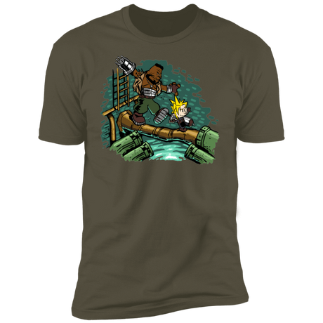 T-Shirts Military Green / S Barret And Cloud Men's Premium T-Shirt