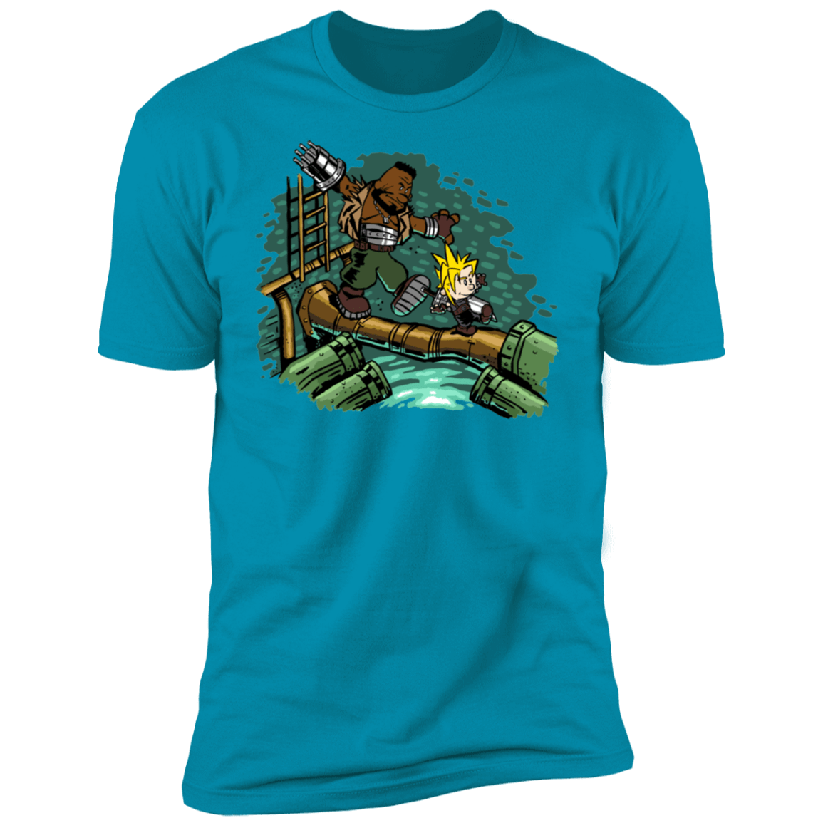 T-Shirts Turquoise / S Barret And Cloud Men's Premium T-Shirt