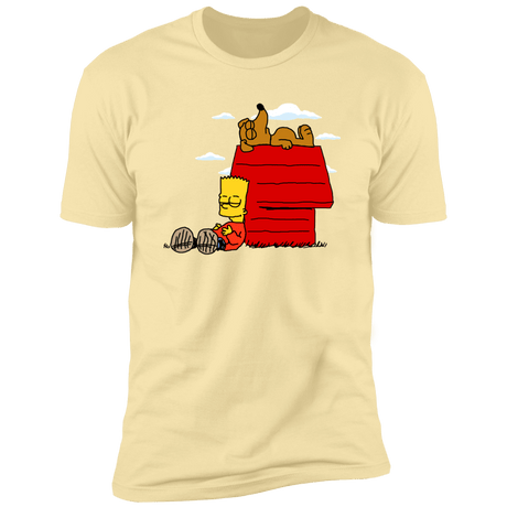 T-Shirts Banana Cream / S Bart Brown o Yellownuts Men's Premium T-Shirt