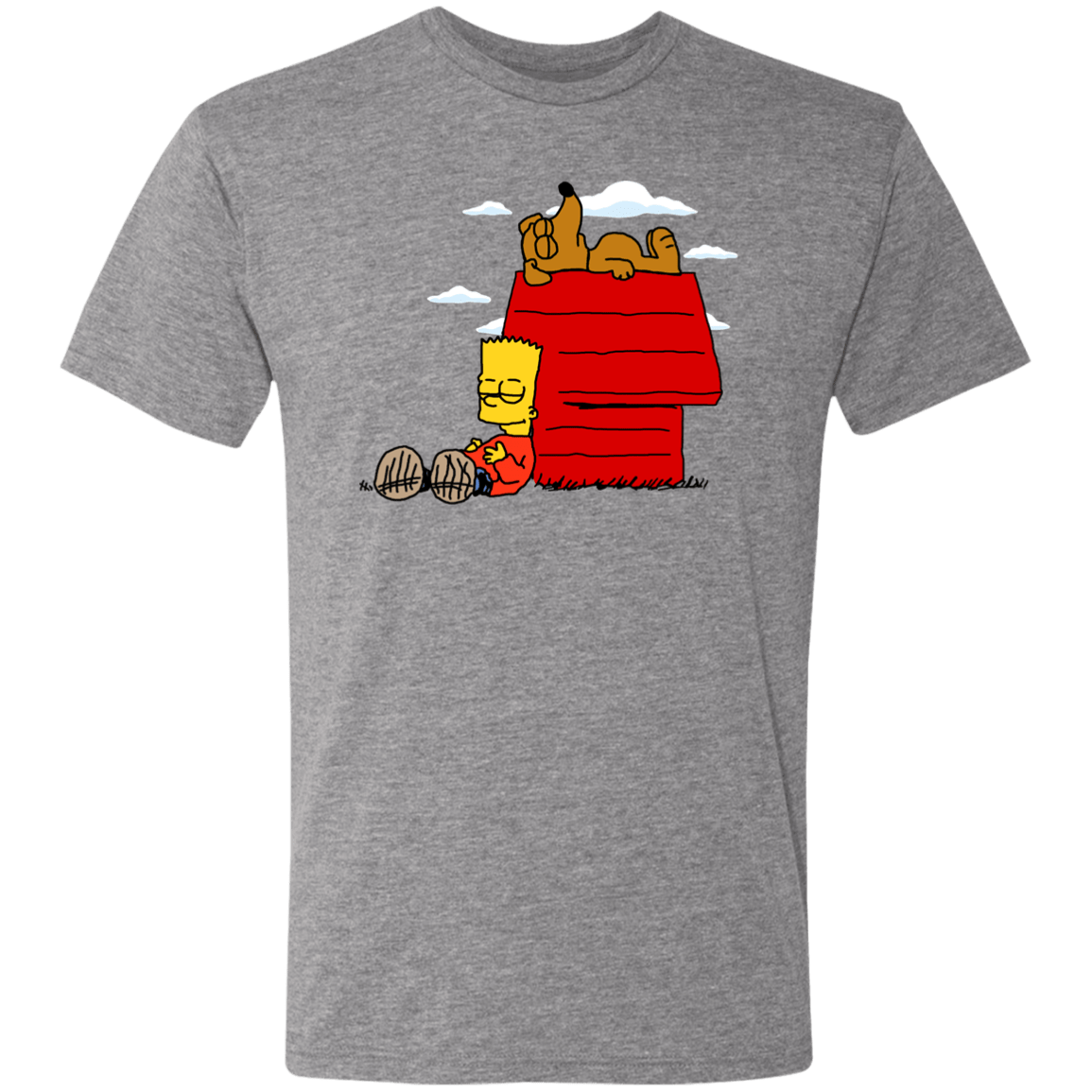 T-Shirts Premium Heather / S Bart Brown o Yellownuts Men's Triblend T-Shirt