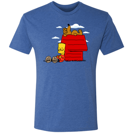 T-Shirts Vintage Royal / S Bart Brown o Yellownuts Men's Triblend T-Shirt