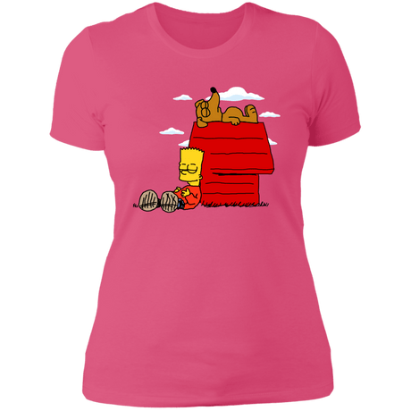 T-Shirts Hot Pink / S Bart Brown o Yellownuts Women's Premium T-Shirt
